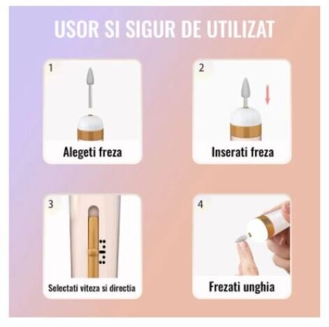 Freza Electrica pentru manichiura si pedichiura 5 in 1